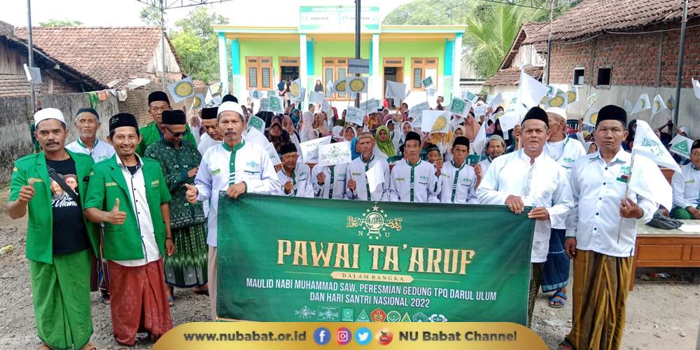 Hari Santri, NU Jatipandak Resmikan TPQ dan Kirab Santri 1 Kilometer