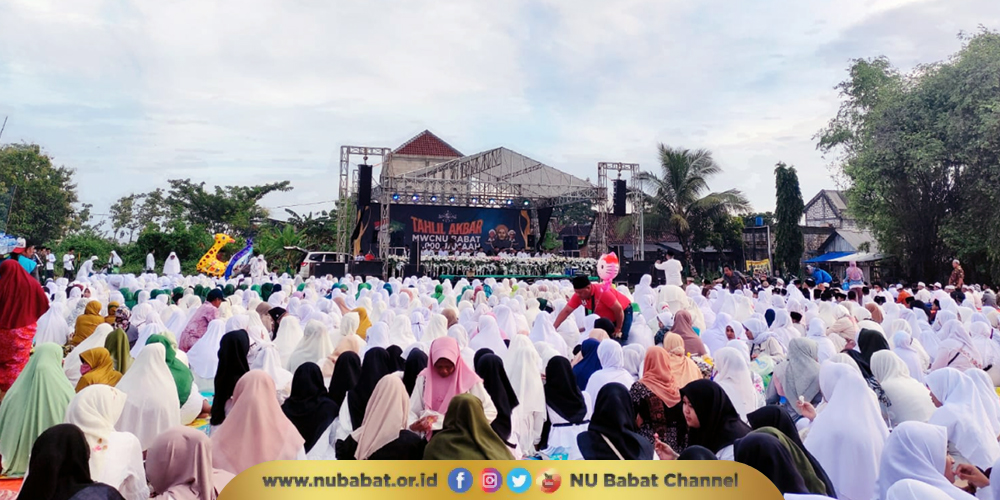 Tahlil Akbar 10.000 Jamaah MWC NU Babat, Sukses Digelar