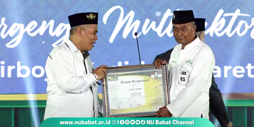 Labelisasi Masjid NU, Program Unggulan PC LTM NU Babat Raih Juara Terbaik Nominator PWNU Jatim Award 2023