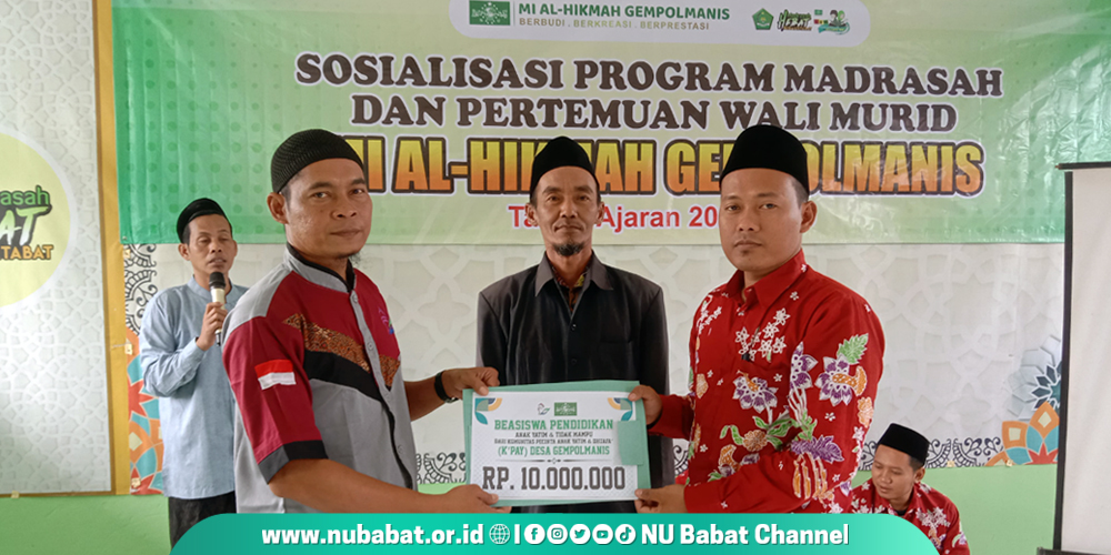 Peduli Anak Yatim dan Duafa, K'PAY Salurkan Beasiswa di Yayasan Pendidikan Al Hikmah Gempolmanis