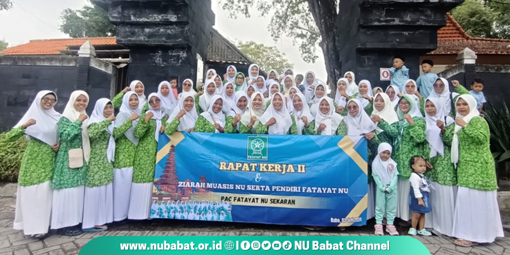 Teladani Khidmat & Perjuangan, PAC Fatayat NU Sekaran Gelar Raker dan Ziarah Muassis