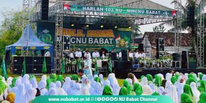 Tahlil Akbar MWCNU Babat, Bersama Ribuan Nahdiyin Peringati Harlah 102 NU