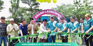 Wujudkan Pemuda Berprestasi, PAC GP Ansor Sambeng Launching Sekolah Sepak Bola di Momen Hari Santri